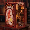 Puzzle 3D Serre Livres Book Nook Flame Common Room