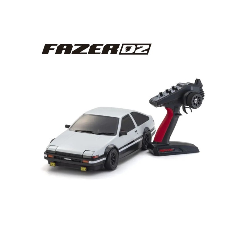 KYOSHO FAZER D2 TOYOTA SPRINTER TRUENO AE86 WHITE 1:10 DRIFT READYSET