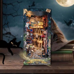 Puzzle 3D Serre Livres Book Nook Magic Night Alley