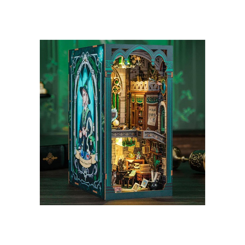 Puzzle 3D Serre Livres Book Nook DARKNESS COMMON ROOM