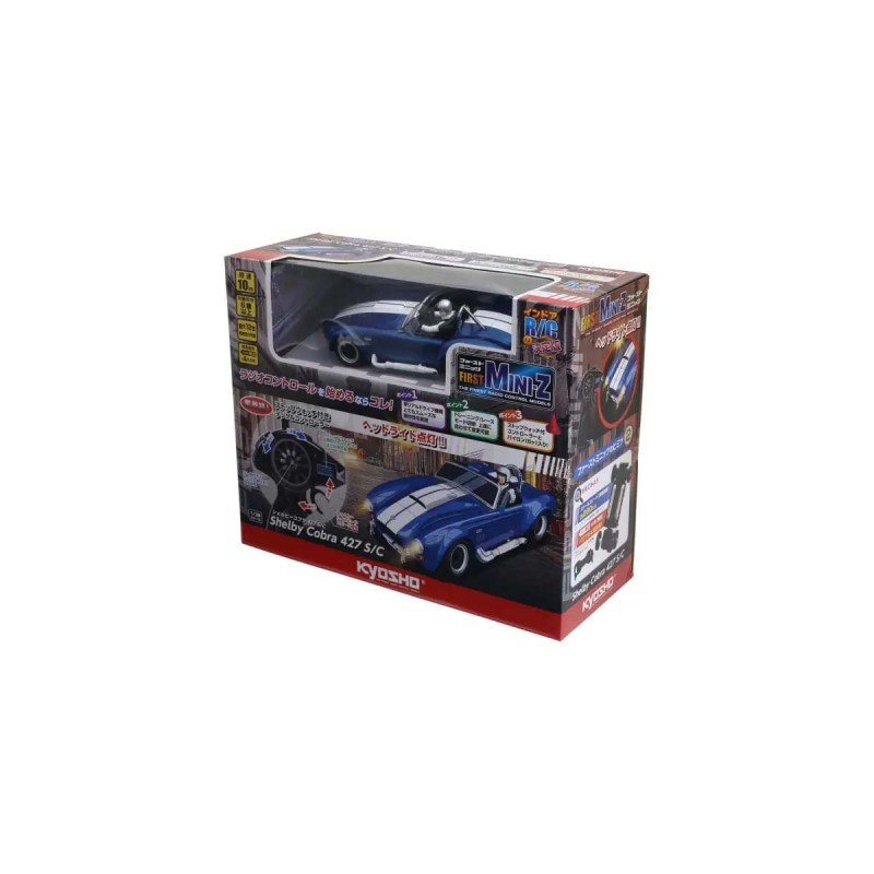 Kyosho First Mini-Z 1:28 Shelby Cobra 427 S/C 1960 Bleue