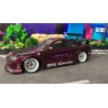 Carrosserie S15 Drift + aileron + support led + cache vitre/stickers