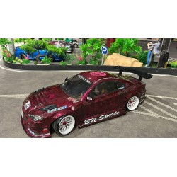 Carrosserie S15 Drift + aileron + support led + cache vitre/stickers