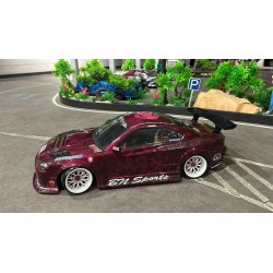 Carrosserie S15 Drift + aileron + support led + cache vitre/stickers