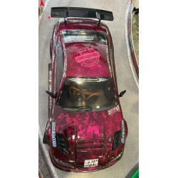 Carrosserie S15 Drift + aileron + support led + cache vitre/stickers