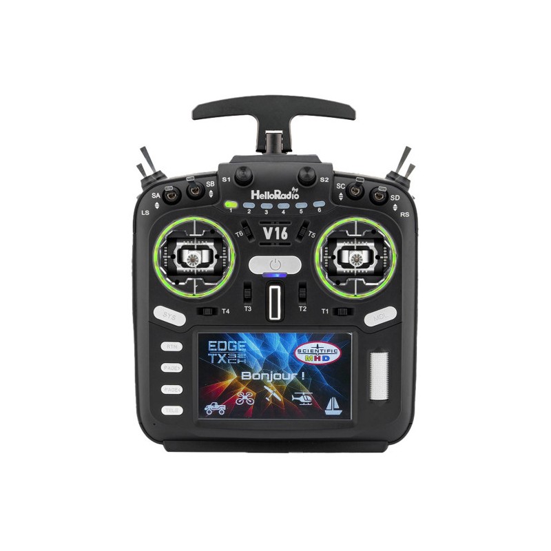 Emetteur  V16 MAX 4en1 Mode 2 noir