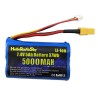 Batterie émetteur HRS Li-ion 2S 7,4V 5000 Mah