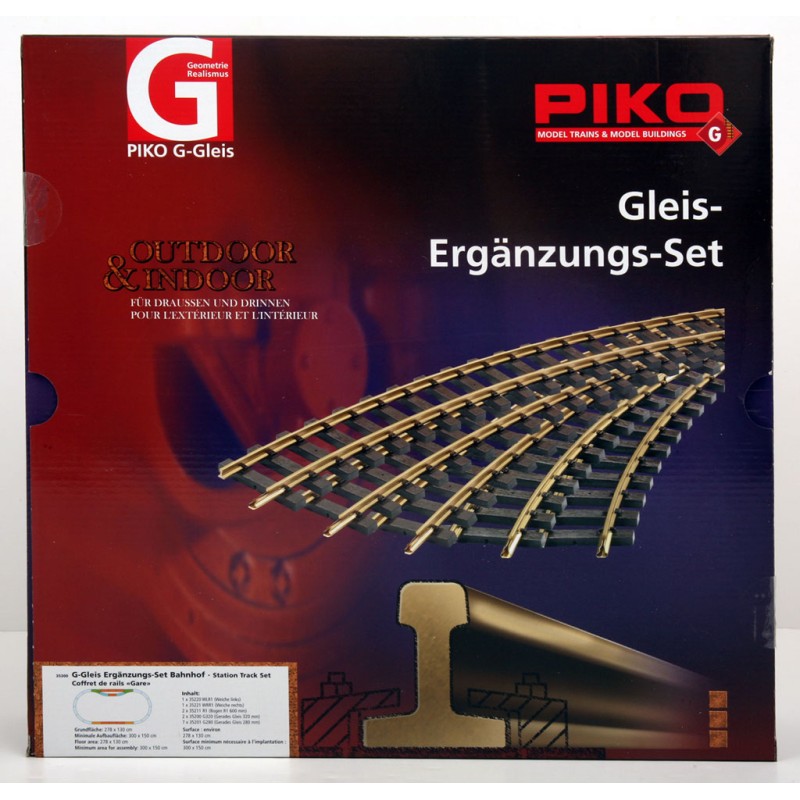 Piko G 35300 Coffret de voies Set de gare