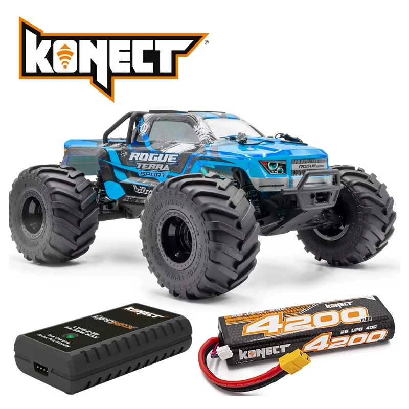 "ROGUE TERRA brushless SPORT Bleu-PACK accus et chargeur"