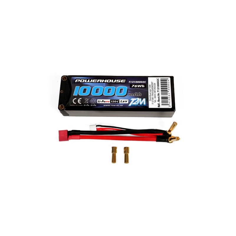 BATTERIE LIPO HV 7.6 V 10000 MAH