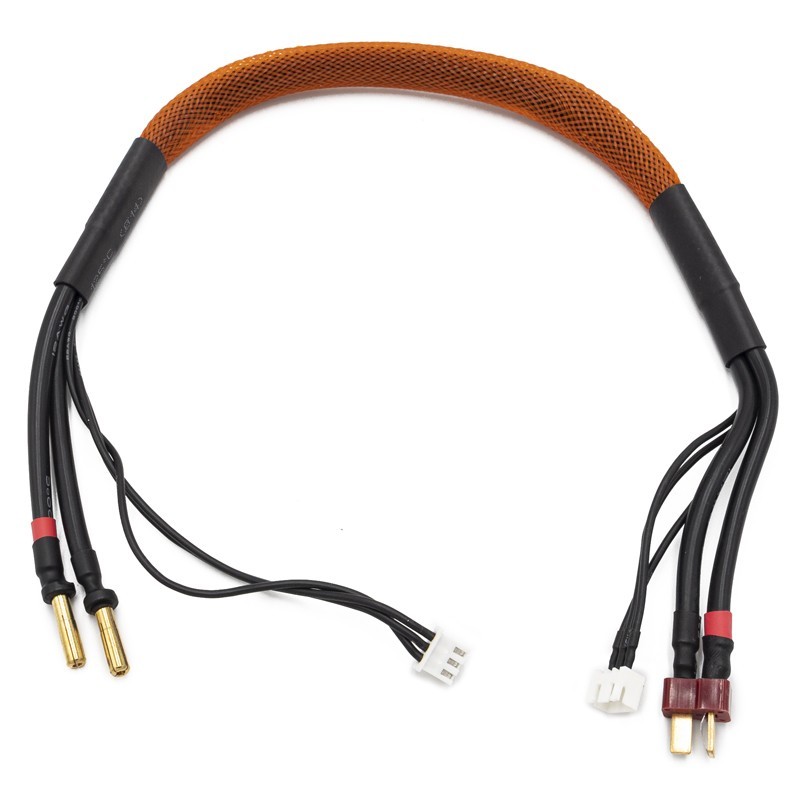 "Cable de charge 40 cm avec equilibrage pour accu 2s prise DEAN"