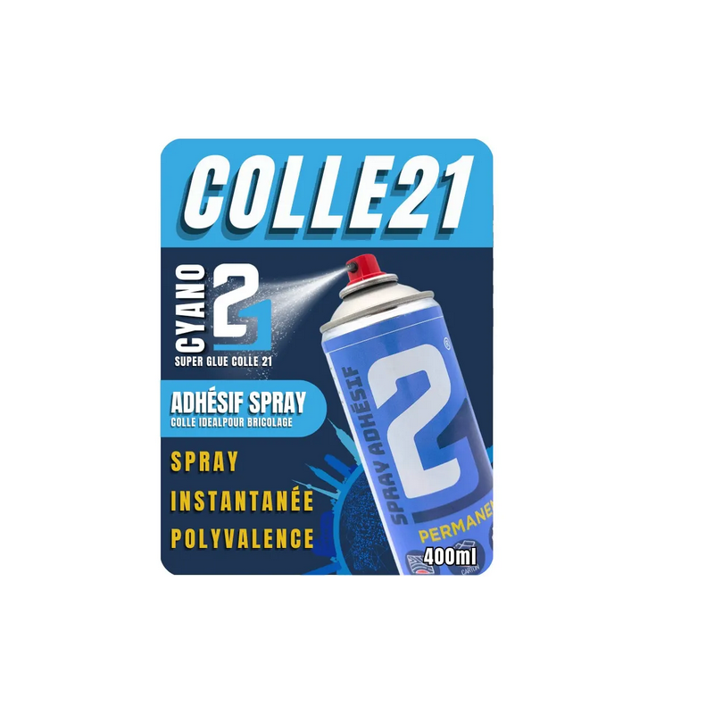 Colle Spray Adhesif Colle21 400 ml