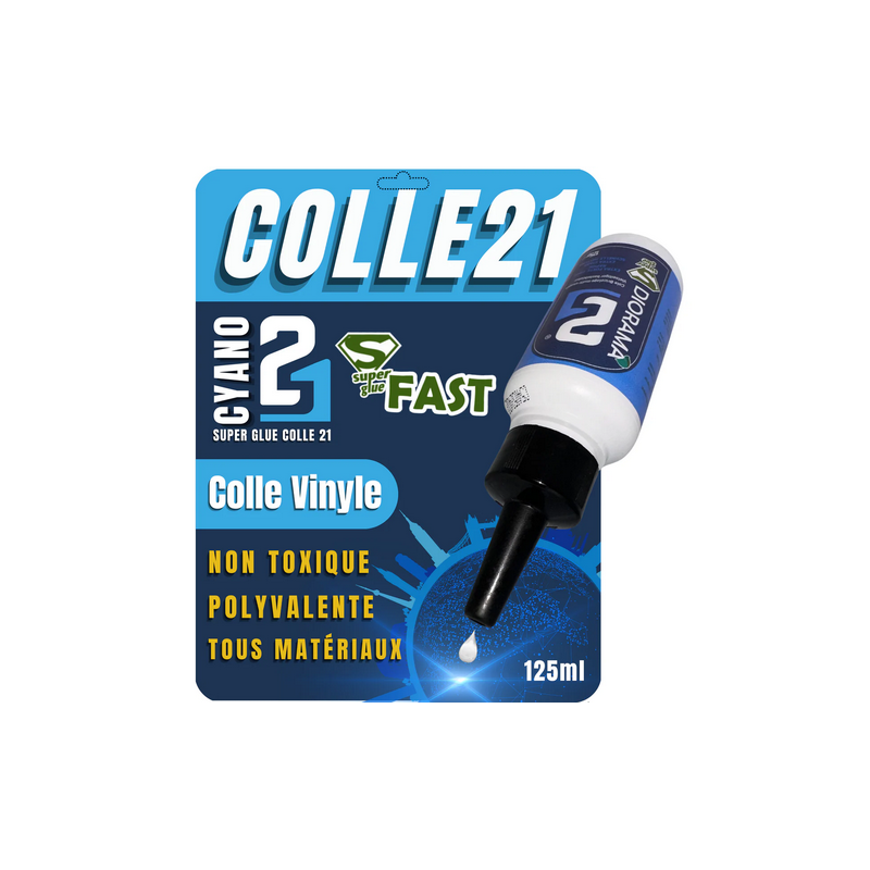 Colle Blanche Vinylique Fast Superglue Colle21 – 125 ml