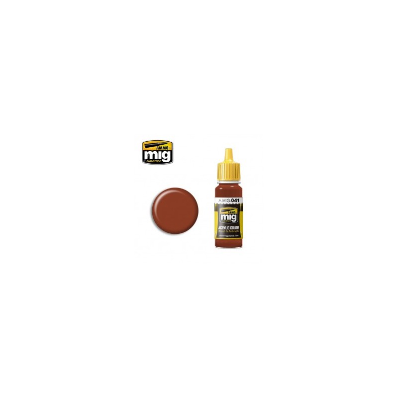 Peinture acrylique ROUILLE FONCÉE 17ml Mig
