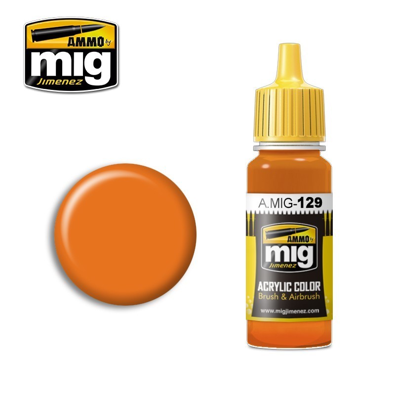 Peinture acrylique ORANGE 17ml Mig
