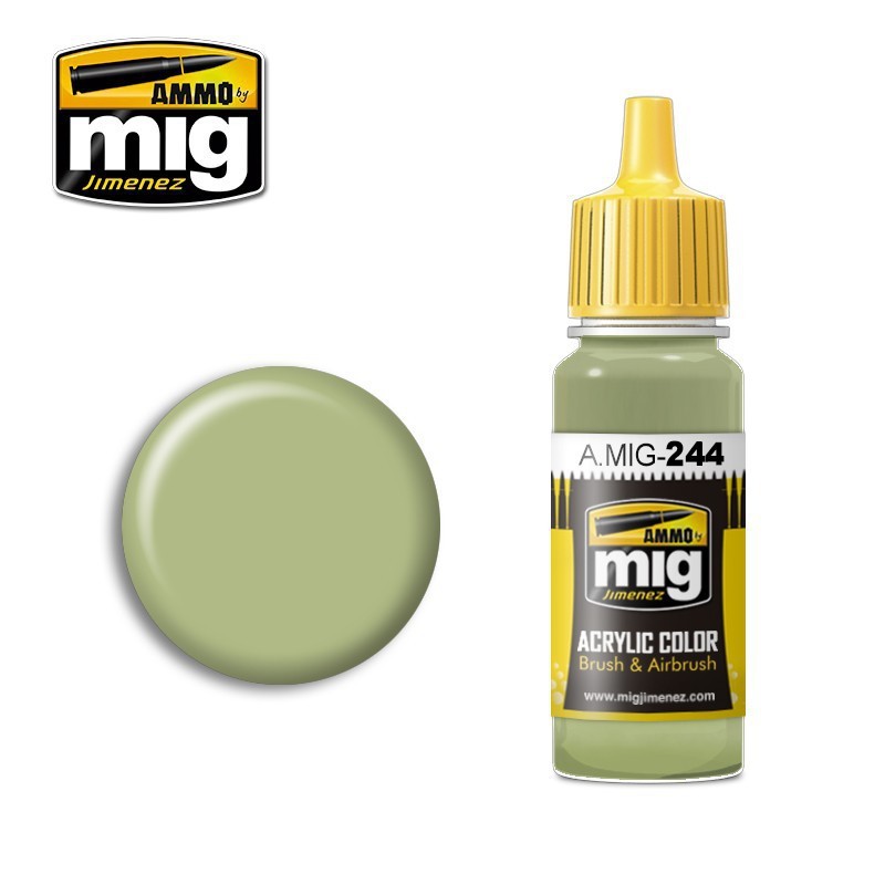A.MIG-0244 ACRYLIC COLOR Duck Egg Green (BS 216) 17 ml.