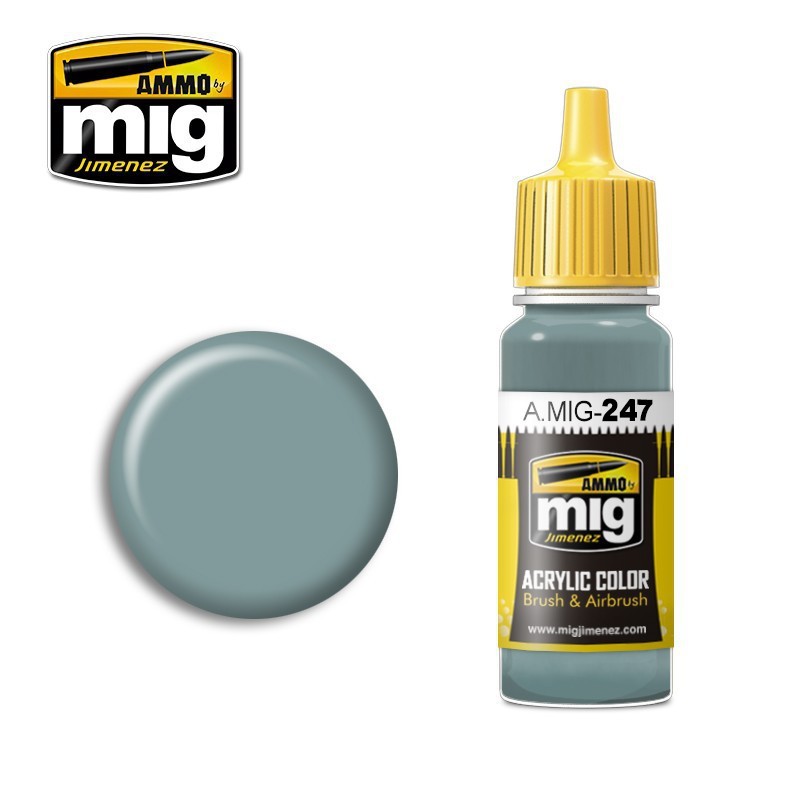 A.MIG-0247 ACRYLIC COLOR RLM 78 Hellblau 17 ml.
