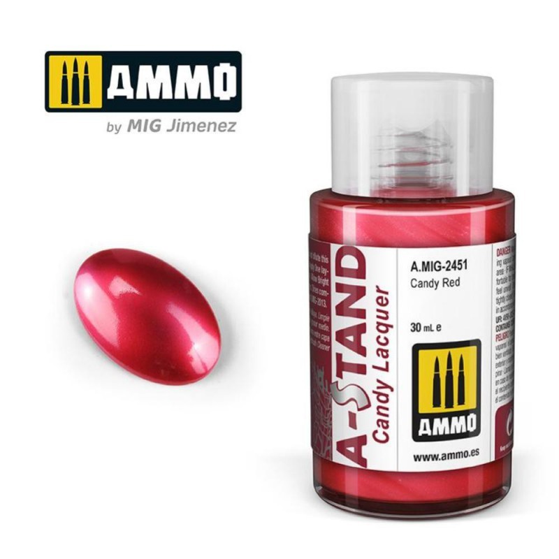 A.MIG-2451 A-STAND Candy Red 30 ml.