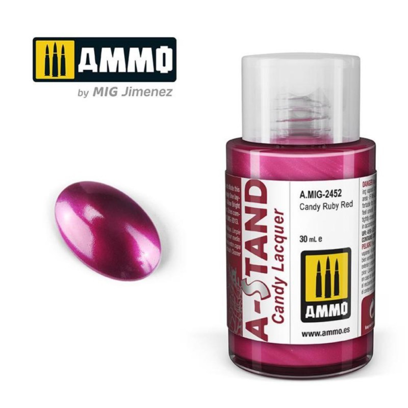 A.MIG-2452 A-STAND Candy Ruby Red 30 ml.