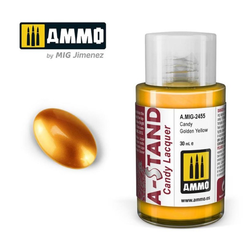 A.MIG-2455 A-STAND Candy Golden Yellow 30 ml.
