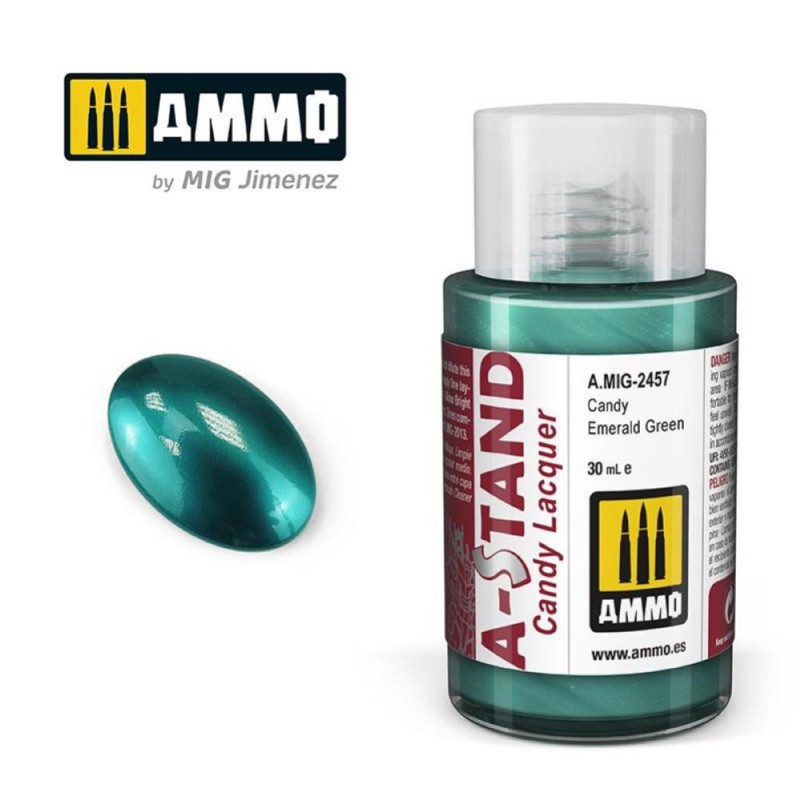 A.MIG-2457 A-STAND Candy Emerald Green 30 ml.