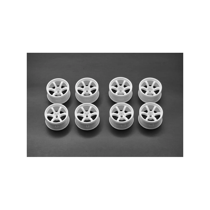 DDL-WR002W-W DDLABO 6Spoke wheel white (Wide Set) / DDLABO 6