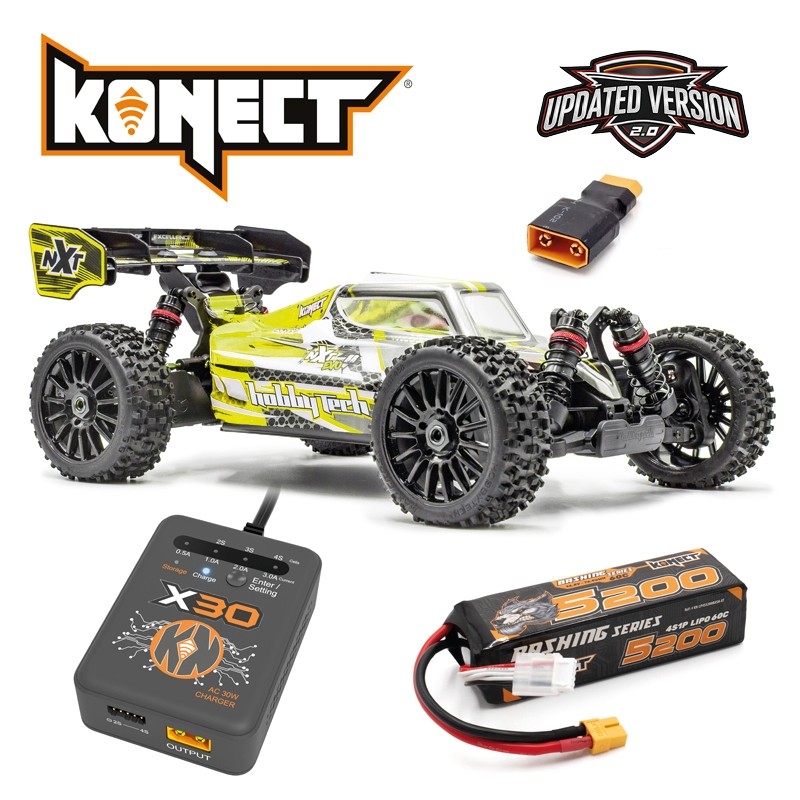 SPIRIT NXT EVO RR 2.0 BRUSHLESS RTR JAUNE version PACK
