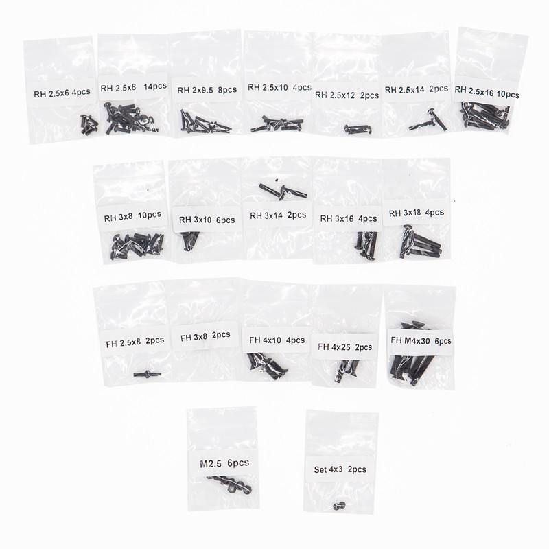 Kit de visserie complet pour Funtek SBX