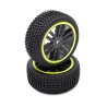 Roues complètes arrières Funtek SBX (x2) Jaune