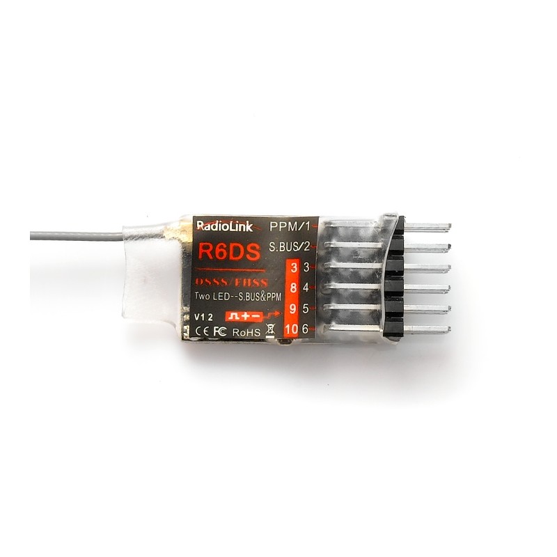 Récepteur R6DS 2.4Ghz 10 voies SBUS RadioLink