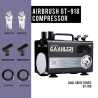 (EU ONLY) Dual Drive Series Airbrush Kit Compresseur GT-918 only