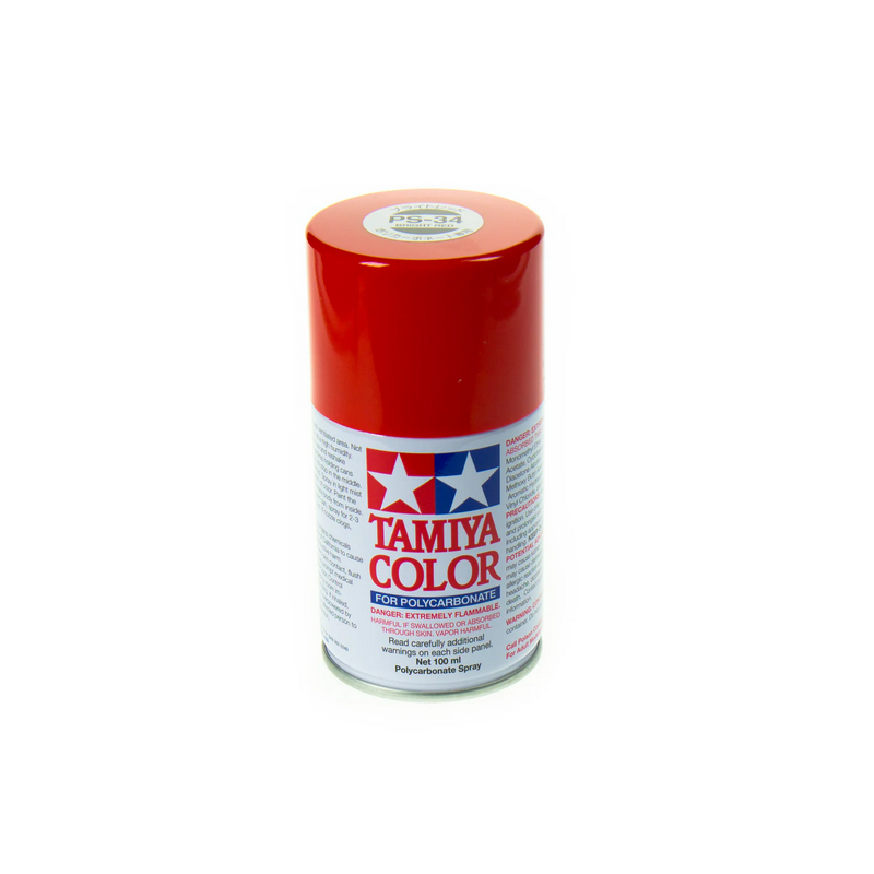 Peinture en bombe de 100ml pour carrosseries polycarbonates (conditionnement par boite de 6 unités)