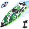 Volantex RC Arrobolt Lumen S Brushless 35+MPH Full Proportional Boat - 797-6 RTR - green