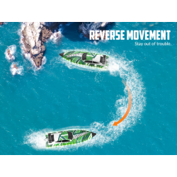 Volantex RC Arrobolt Lumen S Brushless 35+MPH Full Proportional Boat - 797-6 RTR - green