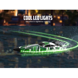Volantex RC Arrobolt Lumen S Brushless 35+MPH Full Proportional Boat - 797-6 RTR - green