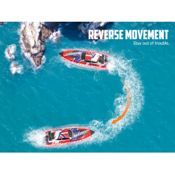 Volantex RC Arrobolt Lumen S Brushless 35+MPH Full Proportional Boat - 797-6 RTR - red