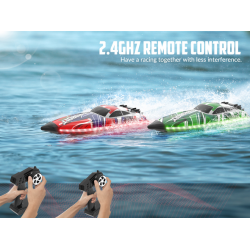 Volantex RC Arrobolt Lumen S Brushless 35+MPH Full Proportional Boat - 797-6 RTR - red