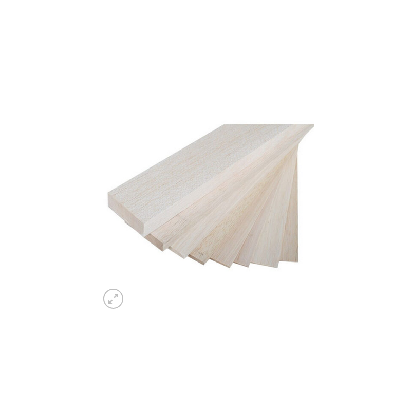 PLANCHE BALSA 10x100x1000mm STANDARD (x1)
