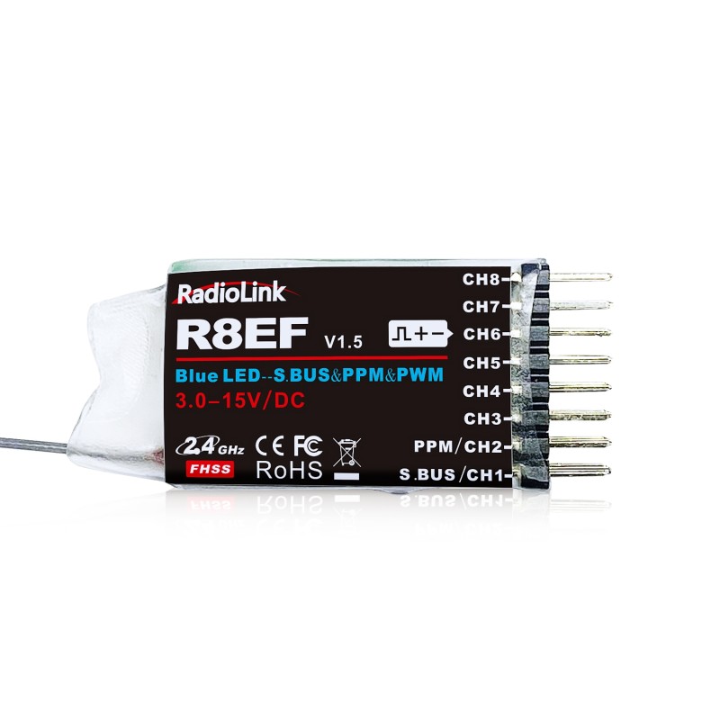 Récepteur 8 voies pour radiocommande T8FB/T8S