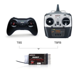 Récepteur 8 voies pour radiocommande T8FB/T8S