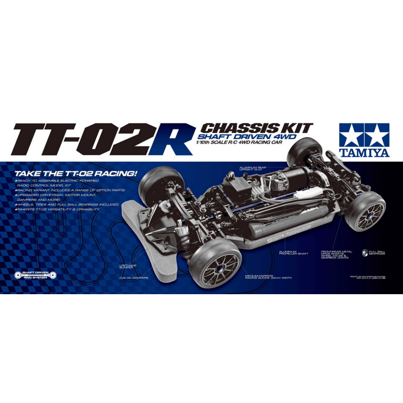 47326 Châssis TT02R 1/10