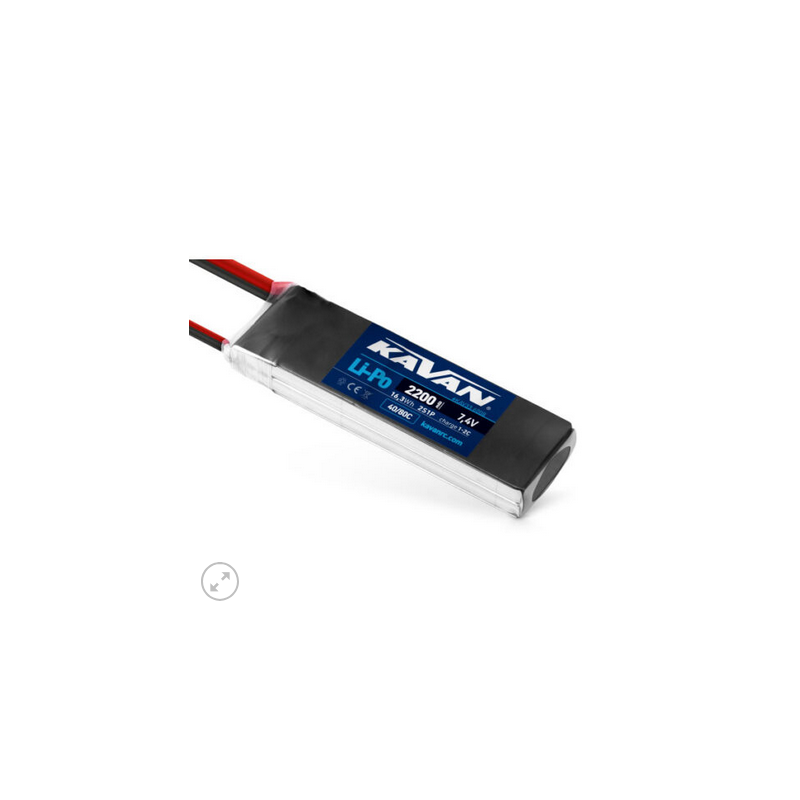 BATTERIE LIPO 7,4V 2200MAH 40/80C 16,3WH