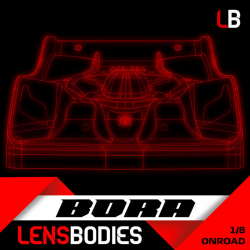 Carrosserie Lens 1/8 Piste...