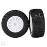 ROUES MONTEES COLLEES BF GOODRICH BLANCHES x2