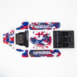 "Carrosserie DB8SL rouge /...