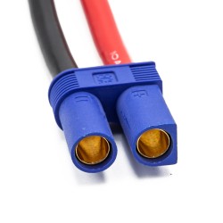 Adaptateur 100 mm XT90 male vers EC5 femelle