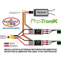 Contrôleur Variateur Brushless Protronik BF95A U-BEC 4A pour avion