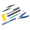 Set d'outils de découpe et d'ébavurage de précision (9 outils)