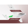 PLANEUR ALPHA V2 1500 ARF -VERT