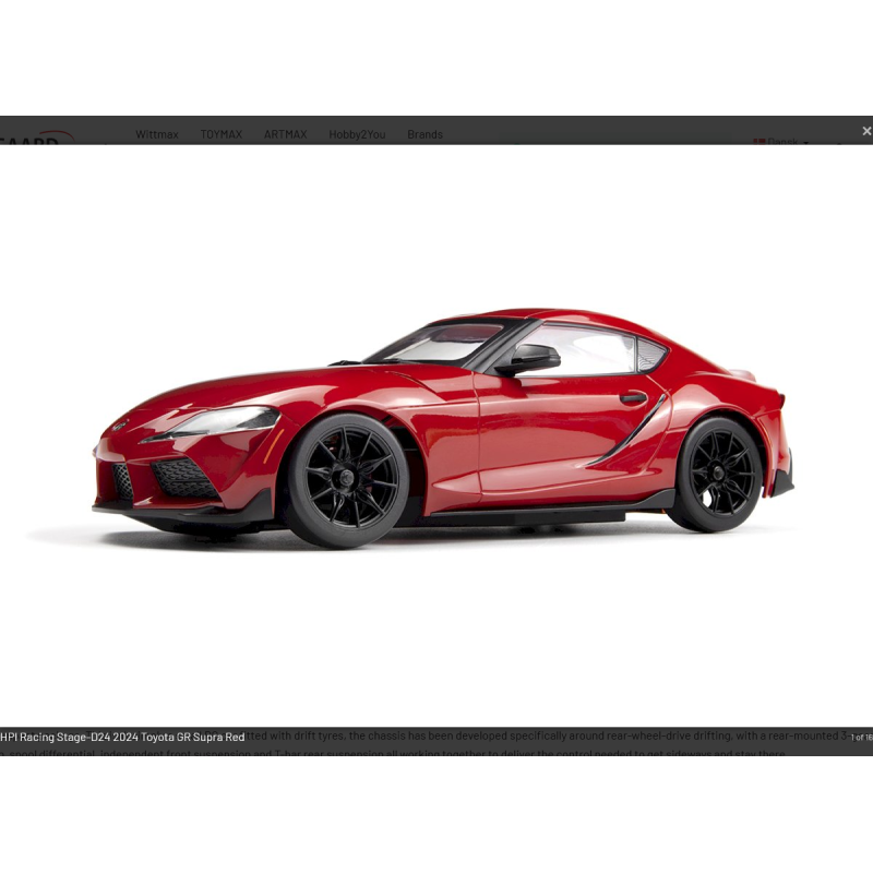 HPI Racing Stage-D24 2024 Toyota GR Supra Red